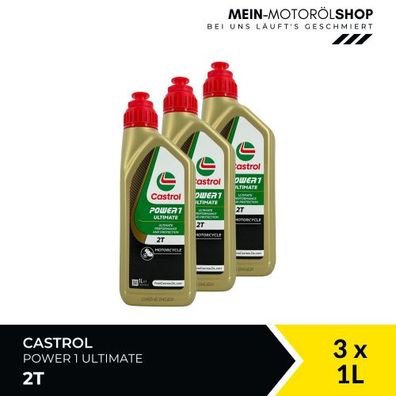 Castrol Power 1 Ultimate 2T 3x1 Liter