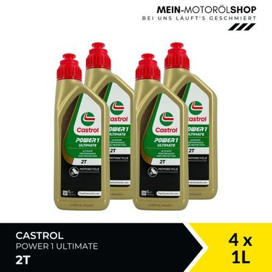 Castrol Power 1 Ultimate 2T 4x1 Liter