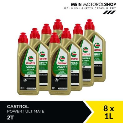 Castrol Power 1 Ultimate 2T 8x1 Liter