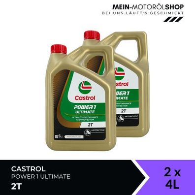 Castrol Power 1 Ultimate 2T 2x4 Liter