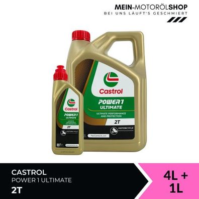 Castrol Power 1 Ultimate 2T 4 + 1 Liter