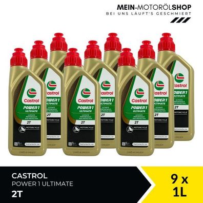 Castrol Power 1 Ultimate 2T 9x1 Liter