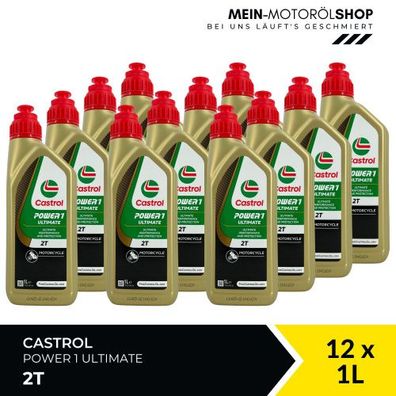 Castrol Power 1 Ultimate 2T 12x1 Liter