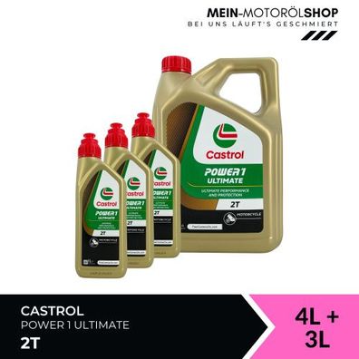 Castrol Power 1 Ultimate 2T 4 + 3 Liter