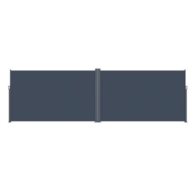 Lykke Seitenmarkise 1,8x3 m (x2) doppelt, dunkelgrau