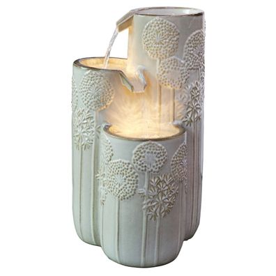 Lykke Springbrunnen Bliss mit LED-Lichtern