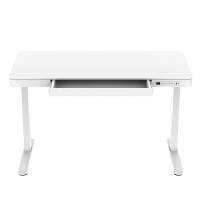 Lykke höhenverstellbarer Schreibtisch 120x60cm Polar, Weiß