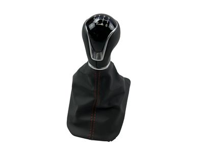 Original Seat 6 Gang Schaltknauf Leder Ibiza 5 6F Arona KJ Schaltsack schwarz FR