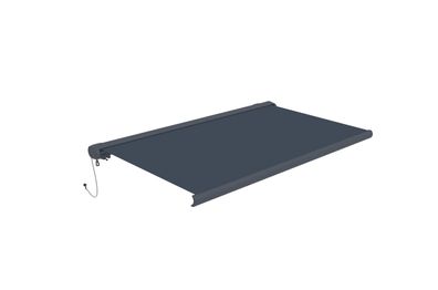 Lykke Vollkassetten-Markise 3x2,5 m, dunkelgrau