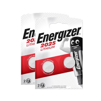 2x Energizer CR 2025 CR2025 2er Blister 3V Batterie Lithium Knopfzelle DL2025