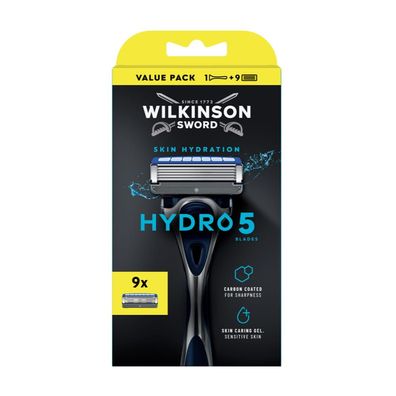 Wilkinson Sword Hydro 5 Skin Hydration Rasierer + 9 Ersatzklingen