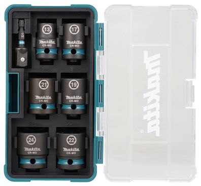 Makita Schlagnuss-Set 7-tlg.1/2" Impact Black E-16592