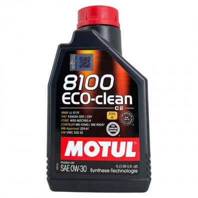 Motul 8100 Eco-clean 0W-30 1 Liter
