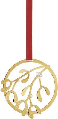 Georg Jensen Christmas MOBILE Mistletoe 18 KT GOLD PLATED 10020767