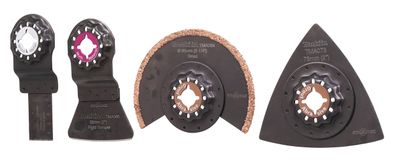 Makita Multifunktionswerkzeug-Set 4-tlg. Fliesen Starlock B-67496
