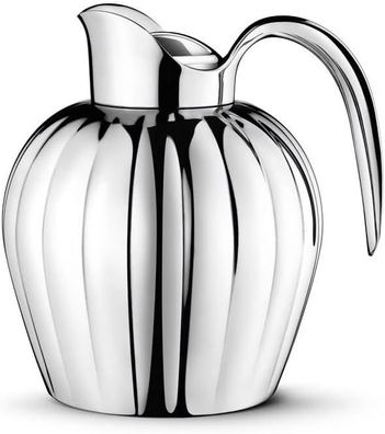Georg Jensen Bernadotte THERMO JUG W. PUSH Stopper, NEW GEN ABS, SS 0.8L 10019756