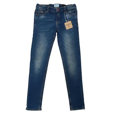Mayoral Jungen Jeans Gr. 128 Slim Fit Blau | Sehr guter Zustand Stretch