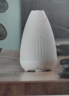 Livarno home Aroma Diffuser Luftbefeuchter LADGB 12 A1 USB-C Farbwechsel creme