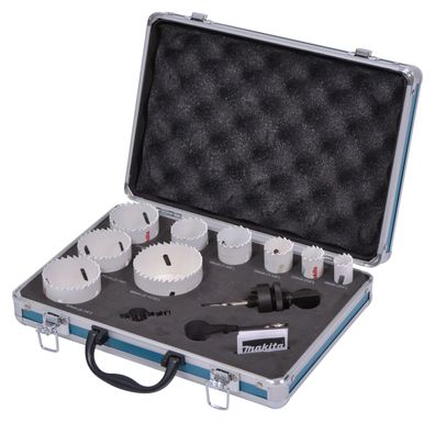Makita Lochsägen-Set Elektriker 12-teilig HSS-BiM D-47282