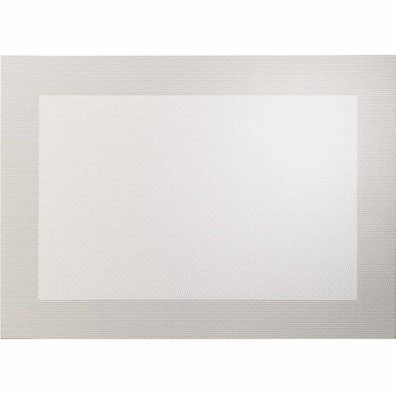 ASA Selection Table Top Tischset mit gewebtem Rand weiss perlmuttfarben Platzset