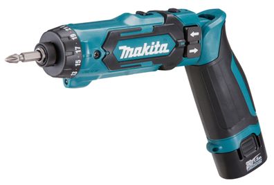 Makita Akku-Knickschrauber DF012DSE 7,2V • 200/650 min?¹ • max. 11 Nm
