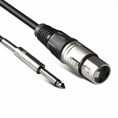 L35C XLR auf 6,3 mm Klinke Mikrofonkabel, HiFi Audio Kabel für Mikrofon 5m