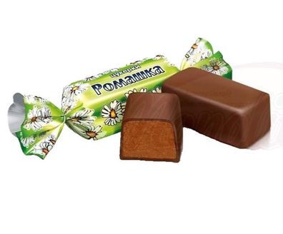 Roshen Pralinen Konfekt Romaschka kakaohaltiger Fettglasur 22%, 1 kg /98St
