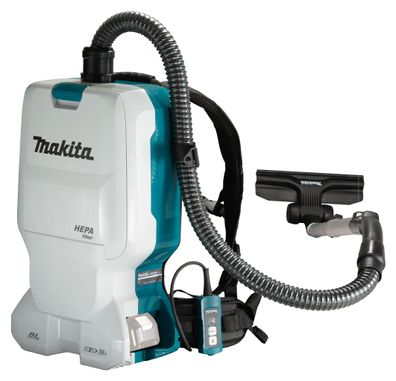 Makita Akku-Rucksackstaubsauger DVC660Z 2x18V • 110 mbar • 6 l