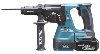 Makita Akku-Kombihammer DHR243RTJ 18V • SDS-PLUS • 24 mm • 2,0 J