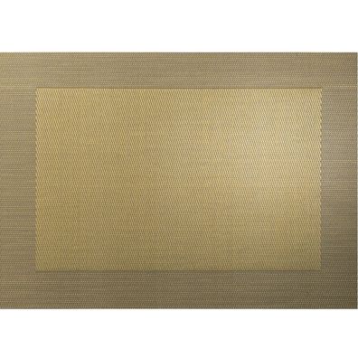 ASA Selection Table Top Tischset mit gewebtem Rand goldfarben Platzset