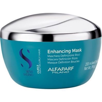 Alfaparf Semi Di Lino Intensivhaarmaske für lockiges Haar, 200 ml