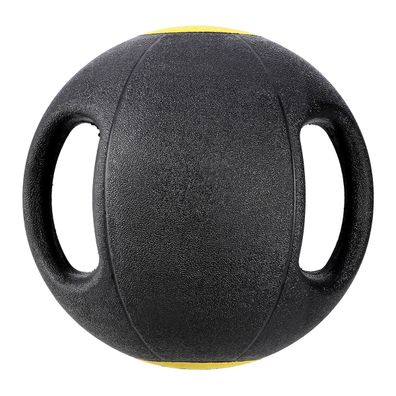 HMS NKU05 Medizinball 5 kg schwarz mit Griffen