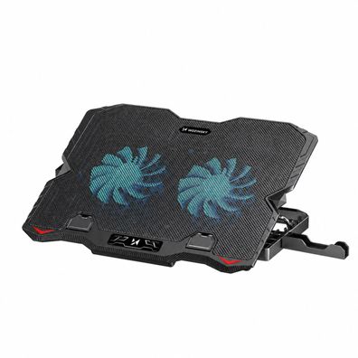 Wozinsky StormPad RGB Laptop Kühlständer 15,6 Zoll USB Schwarz