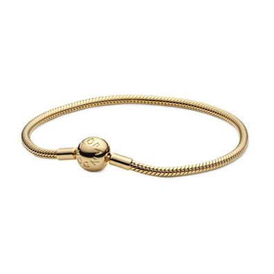 Armband 18cm - Vergoldet - Schlangenband
