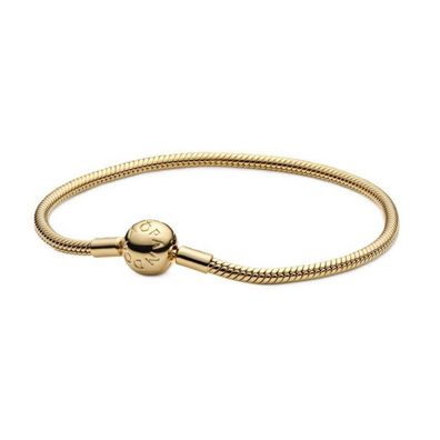 Armband 19cm - Vergoldet - Schlangenband
