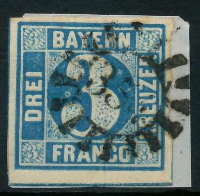 BAYERN Mühlradstempel AUF Nr 2II gMR 354 ZENTR- X882166