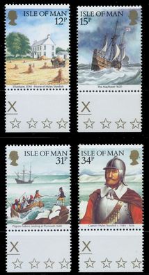 ISLE OF MAN 1986 Nr 313A-316A postfrisch XAD06AE