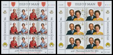 ISLE OF MAN Nr 319KB-321KB zentrisch gestempelt XAD06BE