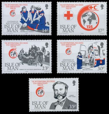 ISLE OF MAN 1989 Nr 412-416 postfrisch XAD082E