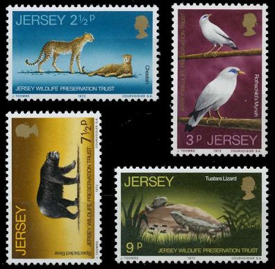 JERSEY 1972 Nr 65-68 postfrisch XADAEF6