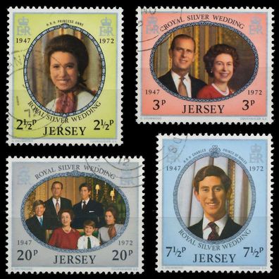 JERSEY 1972 Nr 73-76 gestempelt XADAF1A