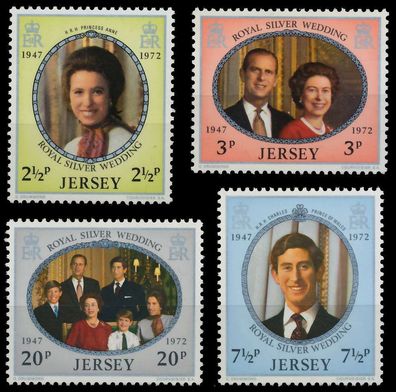 JERSEY 1972 Nr 73-76 postfrisch XADAF22