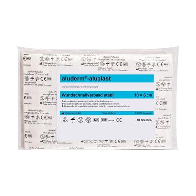 aluderm-aluplast Pflasterzuschnitte stabil 5 m x 6 cm