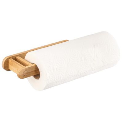 eluno Wand-Küchenrollenhalter aus Bambus
