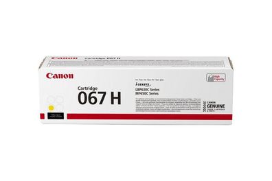 Canon 067H Tonerkartusche 1 Stück(e) Original Gelb