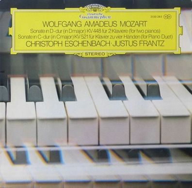 Deutsche Grammophon 2530 285 - Wolfgang Amadeus Mozart, Christoph Eschenbach, Ju