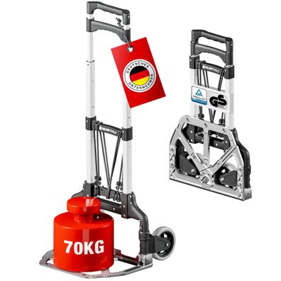 ATHLON TOOLS Aluminium Transportkarre klappbar TßV GS-gepréft