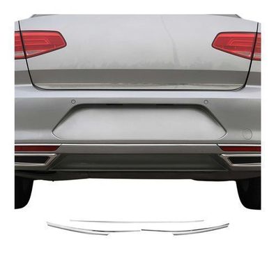 Heckstoßstange Stoßstange Leiste für VW Passat Limo Variant 2015-2021 Edelstahl