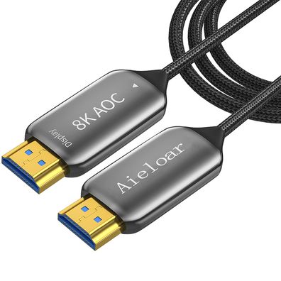 LEAGY HDMI 2.1 Glasfaser Kabel 30 m 8K 60Hz 48 Gbps