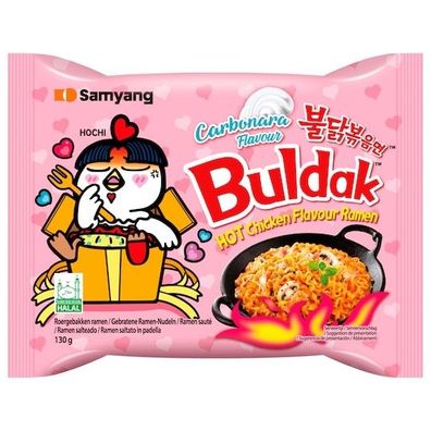 Samyang Buldak Hot Chicken Ramen Carbonara 130g